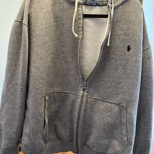 Men's Polo Ralph Lauren lightweight fleece hoodie, Size 2XL